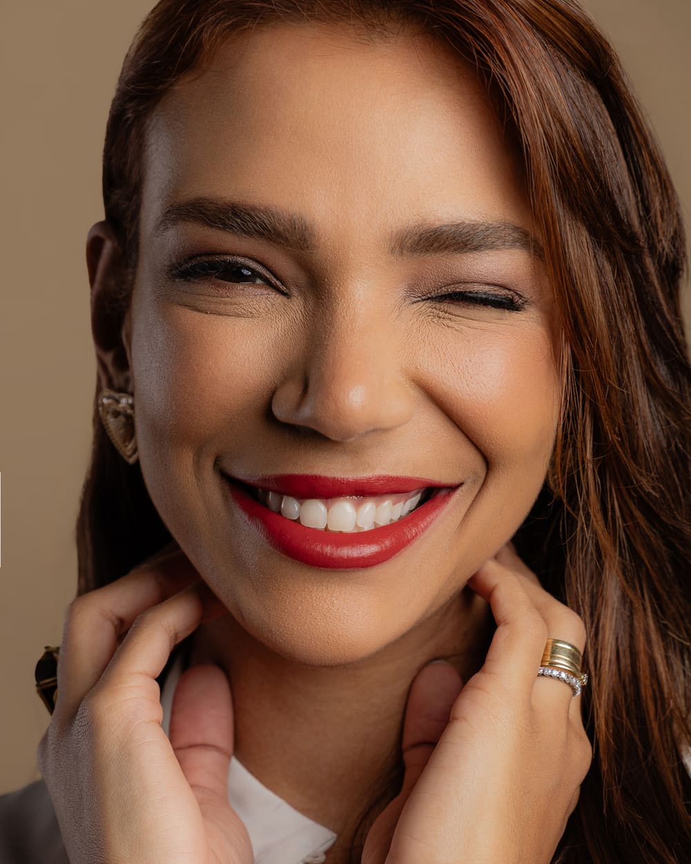 Retrato editorial, foco no rosto